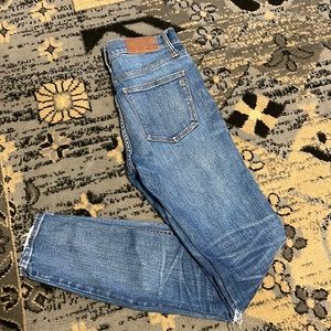 Madewell 9” high rise jeans